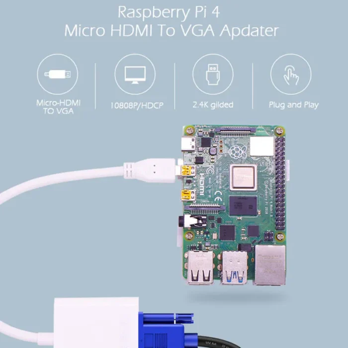 HDMI to VGA Cable Converte