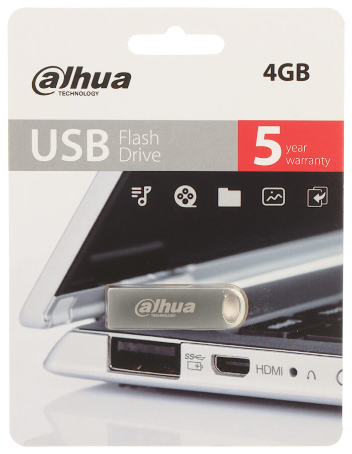 DAHUA USB Flash Drive USB2.0 Metal 4GB